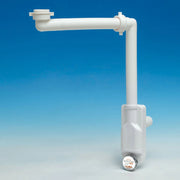 Sifone lira salvaspazio 1 via ispezionabile bagno lavatrice plastica bianco