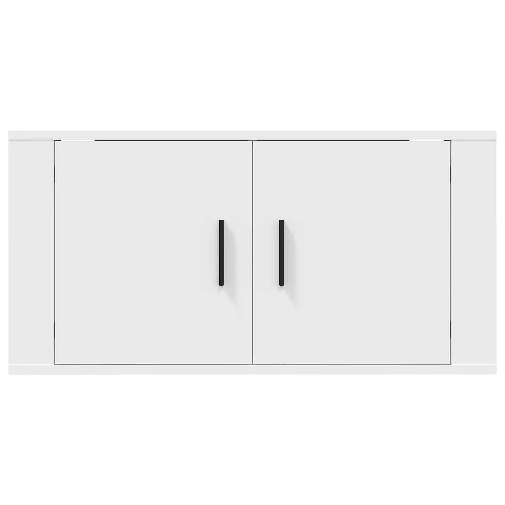 Mobile Porta TV a Parete Bianco 80x34,5x40 cm 816624