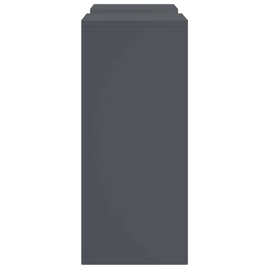 Supporto per piante 2 pcs Antracite 24 x 24 x 55 cm Acciaio 865815