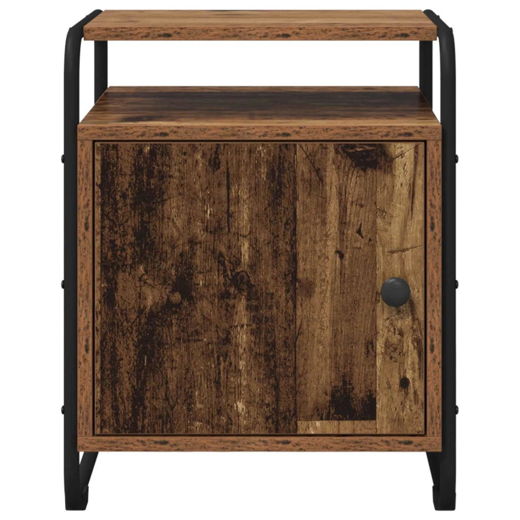 Armadio da Notte 2 pz Legno antico Legno ingegnerizzato 8007620
