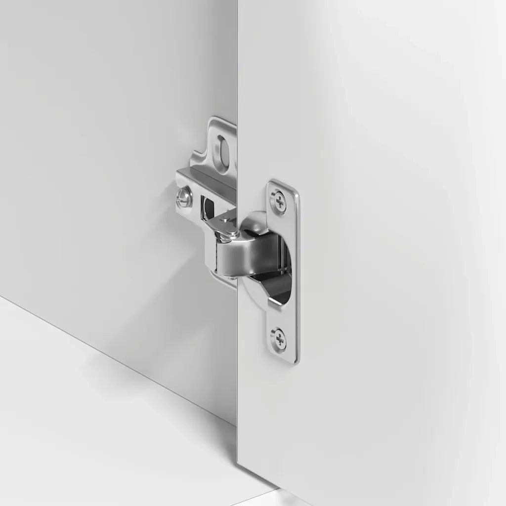 Credenza Bianca 88x30x70 cm in Legno Multistrato 800675