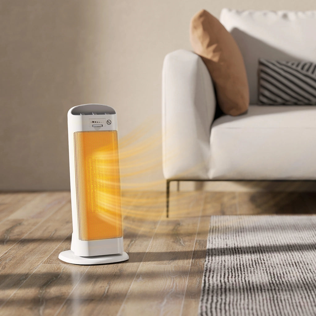 Termoventilatore Elettrico 2000W ¨C zephmum ¨C 4 Modi, Termostato, Protezione Rovesciamento