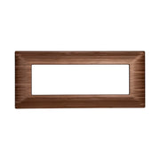 Placca Plastica Serie Solar 6P Colore Bronzo Satinato Compatibile Con Bticino Matix