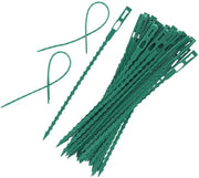 Cinture per piante 50 pezzi - Cinture per giardino adattabili - Cinture per cavi in plastica - Supporto per piante - 17 cm - Materiale duraturo - Cinture per piante