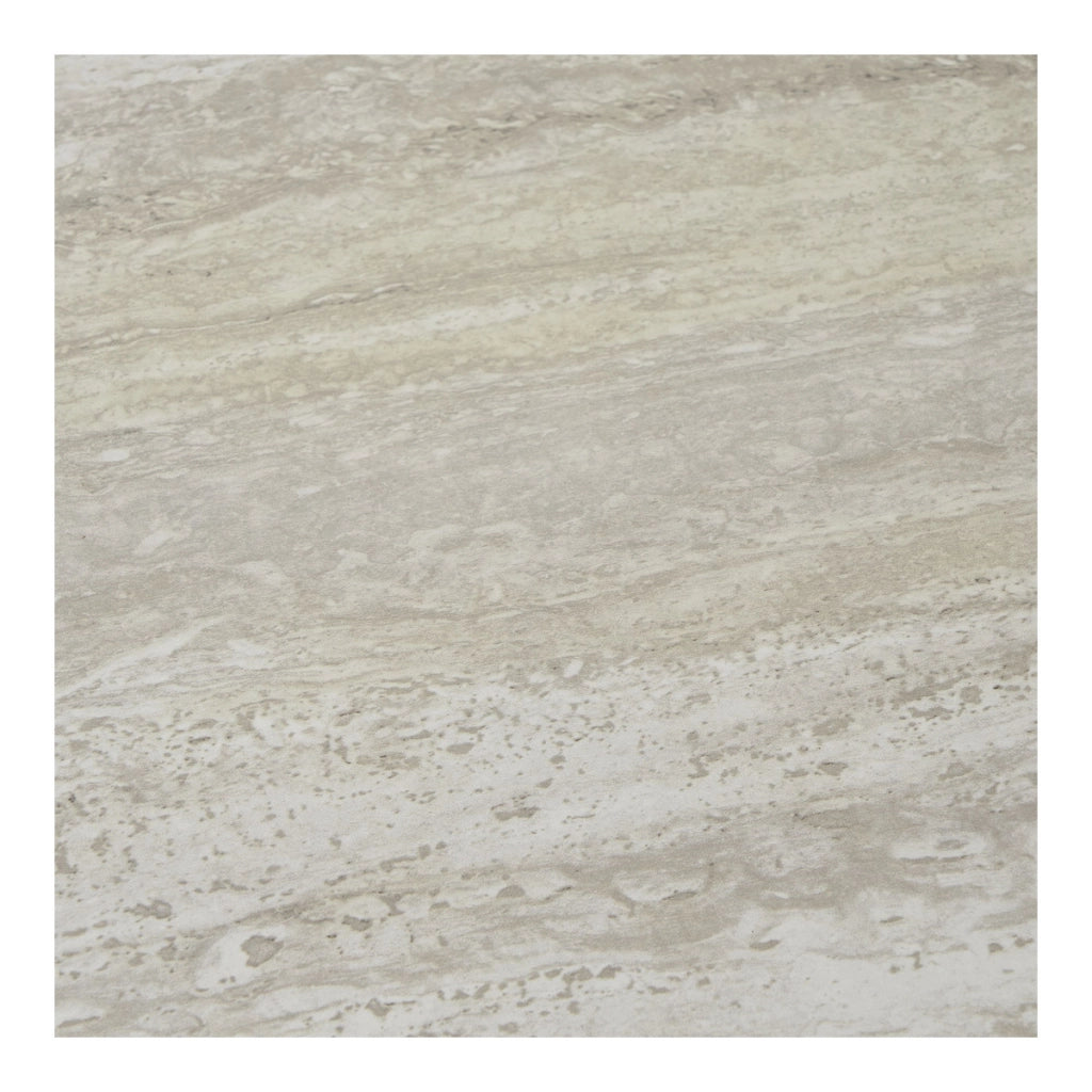 Comodino Leuven, Beige, MDF, 27x27x46 cm