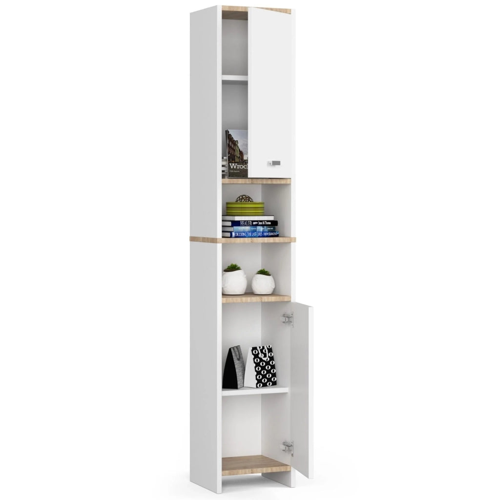 Colonna da bagno AKORD BETI Bianca 2 ante 32x28x180 cm
