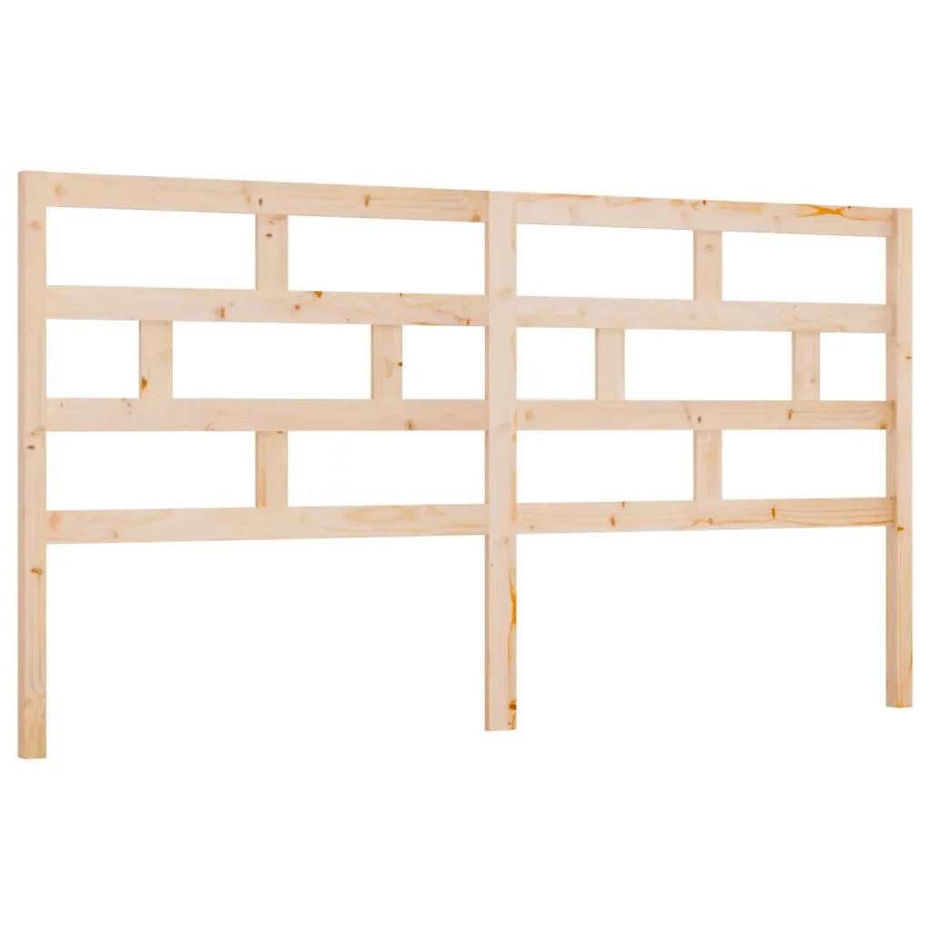 Testiera per Letto 186x4x100 cm in Legno Massello di Pino 814209