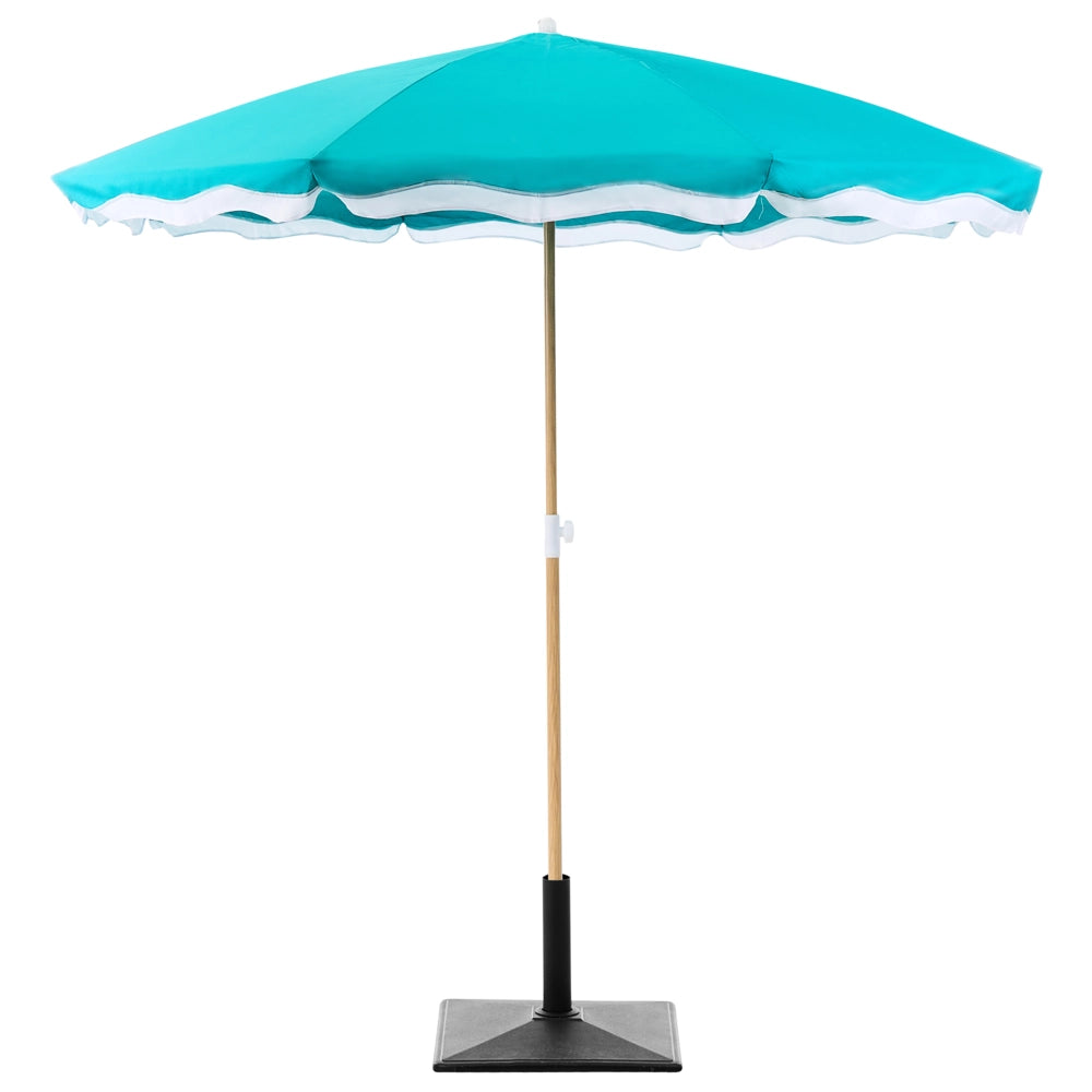 Ombrellone da giardino ⌀ 232 cm turchese esterno Elegante e moderno