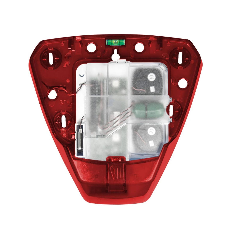 BASE ROSSA PER SIRENA CON MODULO PCB E BATTERIA PYRONIX FPDELTAE-BR SORVEGLIANZA