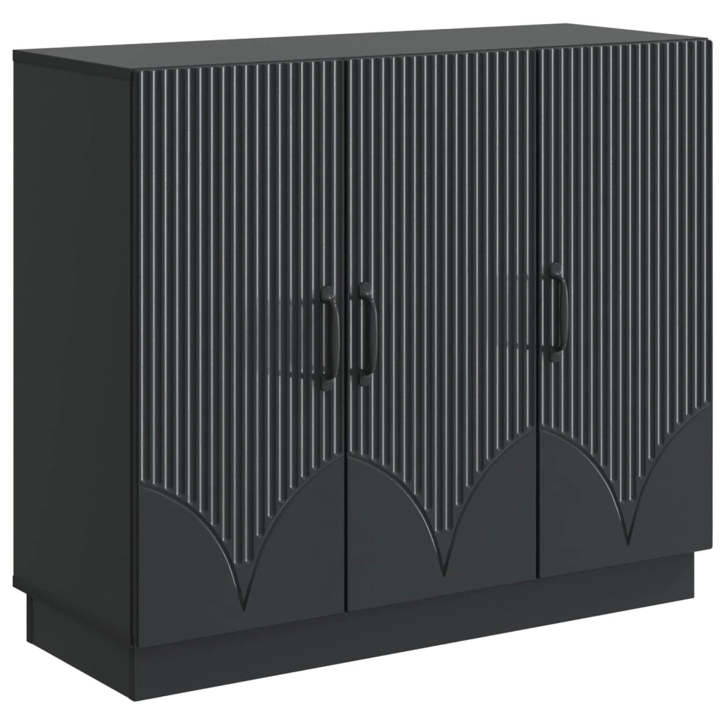 Credenza Nero 89 x 34,5 x 77 cm Legno ingegnerizzato 895336