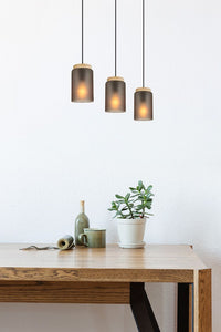 Lampada APP1812-3CP Frosted Grey