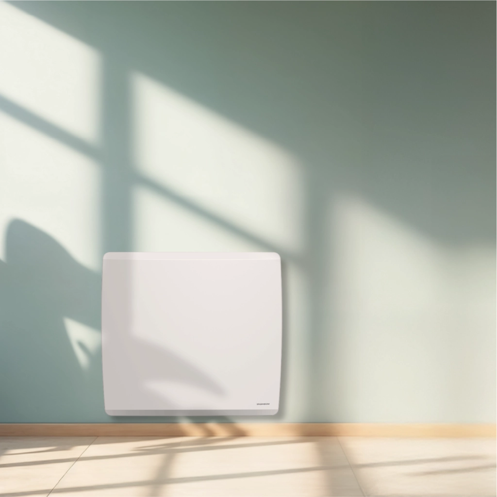 Radiatore elettrico Thomson WiFi con ceramica secca e inerzia a film, termostato intercambiabile, molibdeno da 1500 W