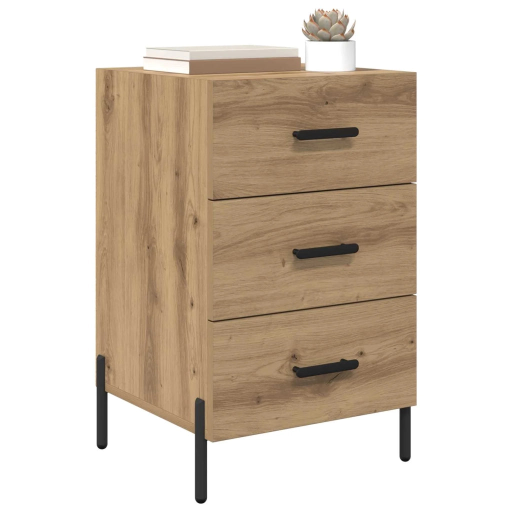 Armadio da Notte Rovere artigianale 40 x 40 x 66 cm