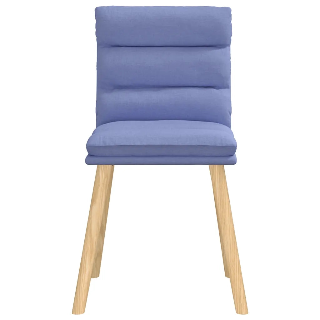 Sedie da Pranzo 6 pz Blu Jeans in Tessuto 3315673
