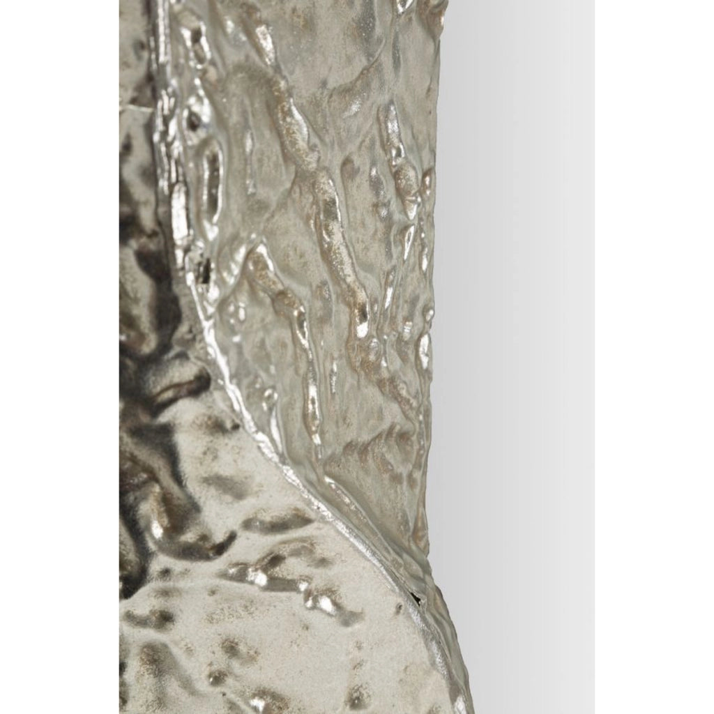 Specchio da parete Argelux rettangolare con cornice argento martellato 80x170 cm