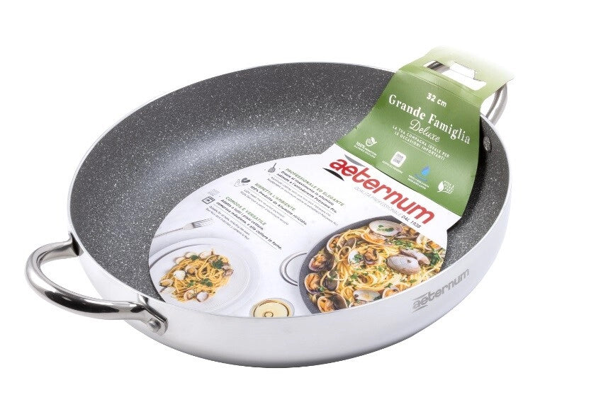 Tegame Antiaderente in Alluminio Grande Famiglia De Luxe 36 cm Aeternum