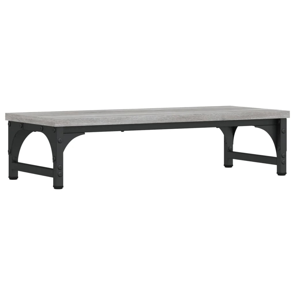 Supporto per monitor Sonoma scrivania/tavolo 55 x 23 x 14 cm legno ingegnerizzato grigio 02_0045000