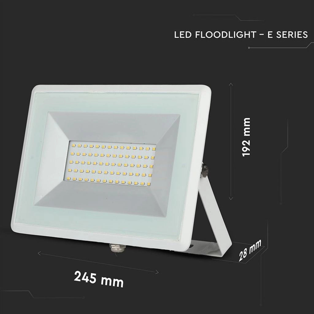 V-TAC VT-4051 Faretto Faro LED SMD 50W E-Series Colore Bianco 4000K IP65 SKU 5962