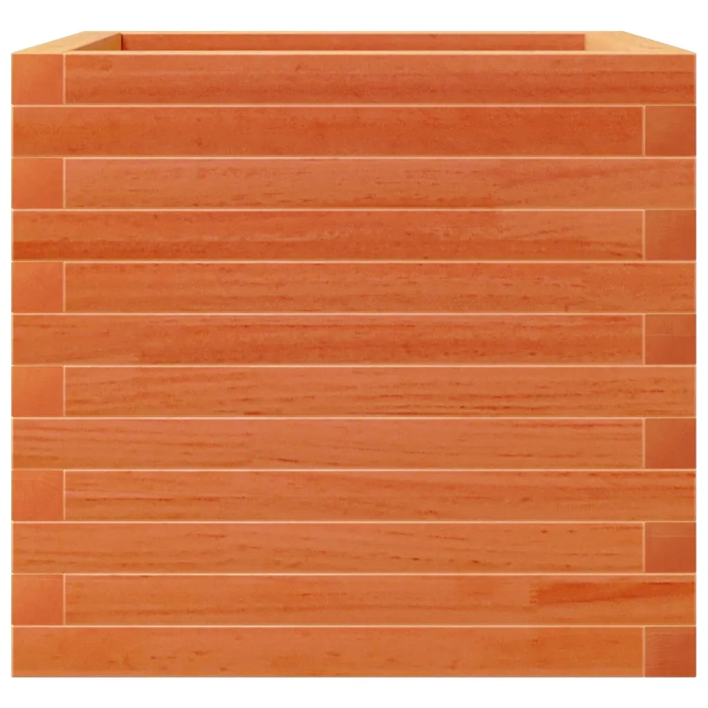 Fioriera Giardino Marrone Cera 50x50x45,5cm Legno Massello Pino 847245