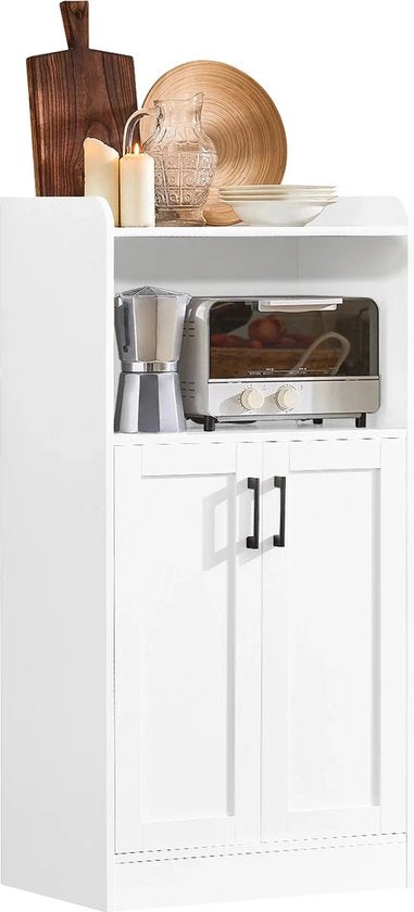 Cucina a 2 Porte Moderna con Finestre in Vetro