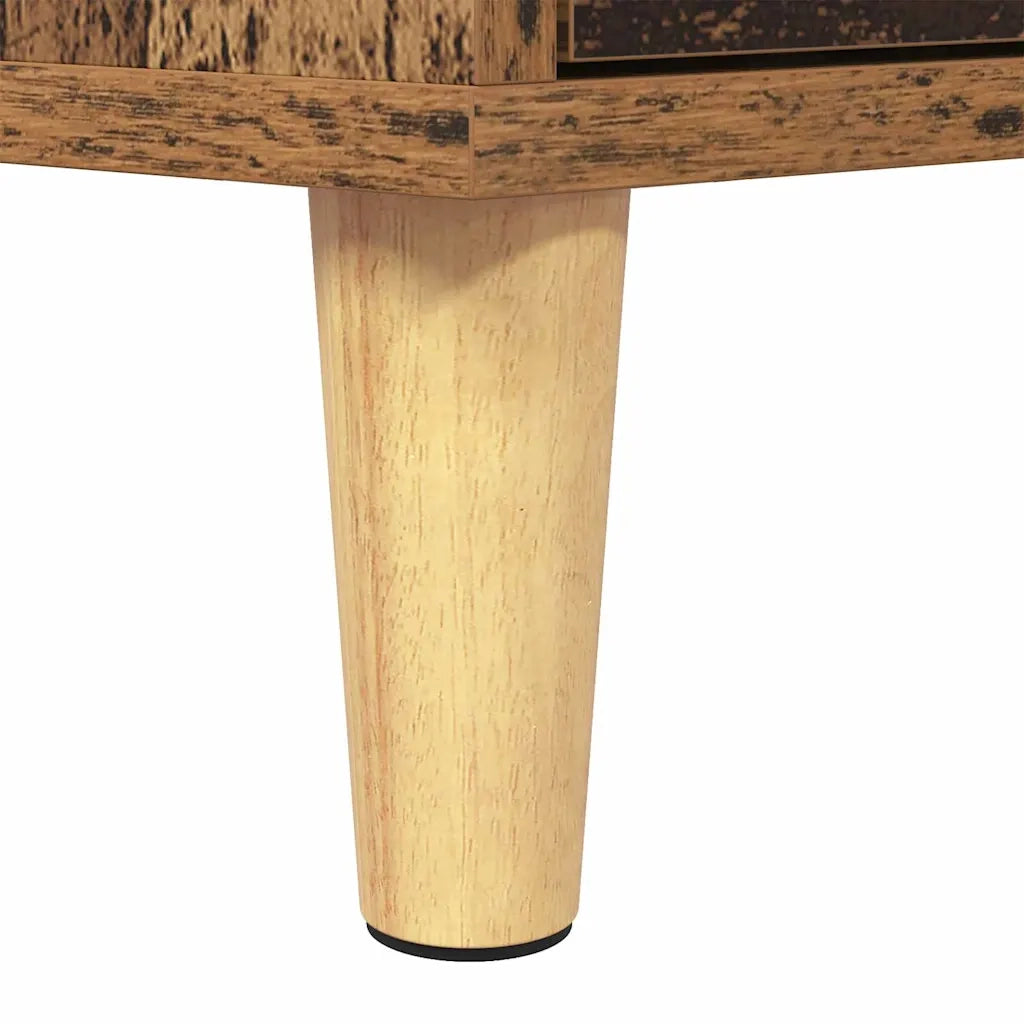 Mobile porta TV rettangolare rustico con pratici ripiani 150 x 30 x 45 cm legno composito finitura legno anticato 02_0052479