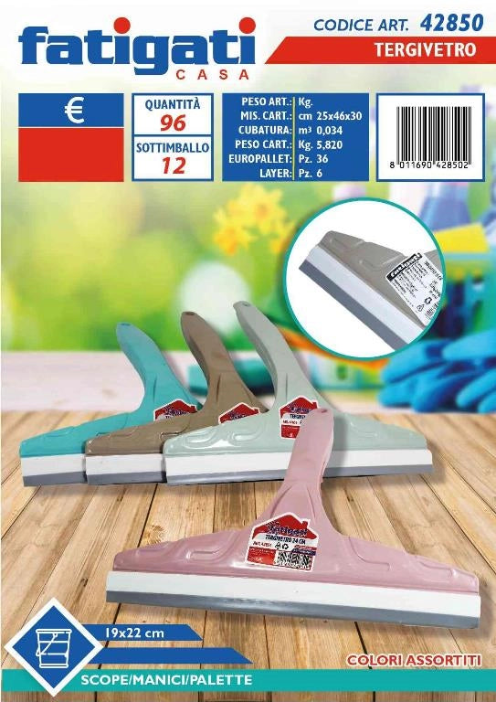 Lavavetri - tergivetro 19 cm fatigati