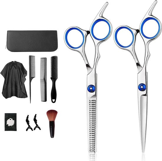 Set di forbici da barba professionale - acciaio inossidabile - taglio capelli - uomini donne bambini