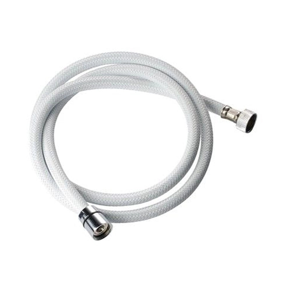 Flessibile per doccia in nylon bianco