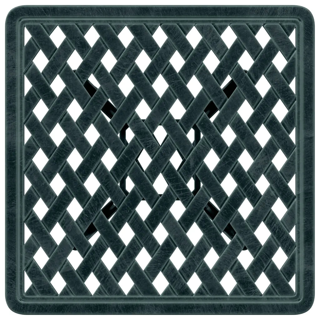 Tavolo da Giardino Verde 53x53x53 cm in Alluminio Pressofuso 4002822