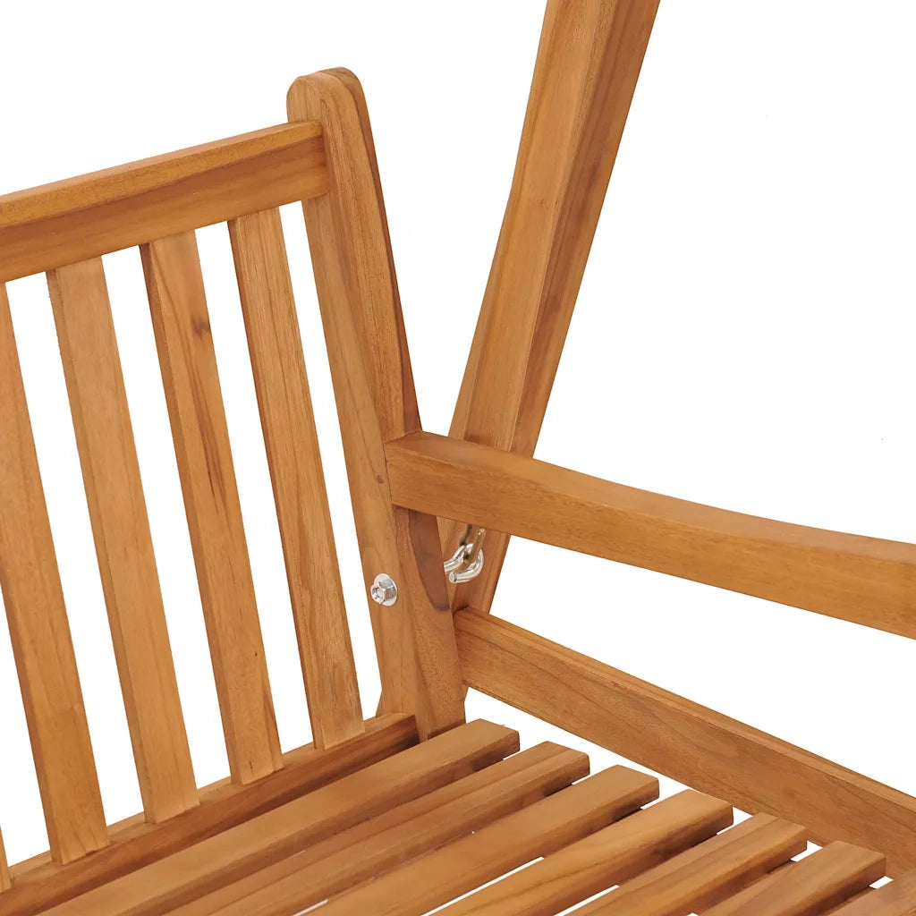 Dondolo da Giardino 170 cm in Legno Massello di Teak cod mxl 46387