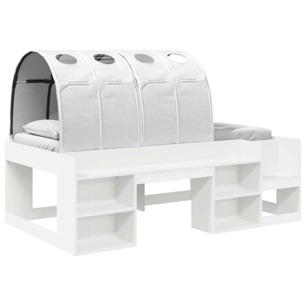 Letto con Tunnel 3 pcs Bianco Legno ingegnerizzato 3423611