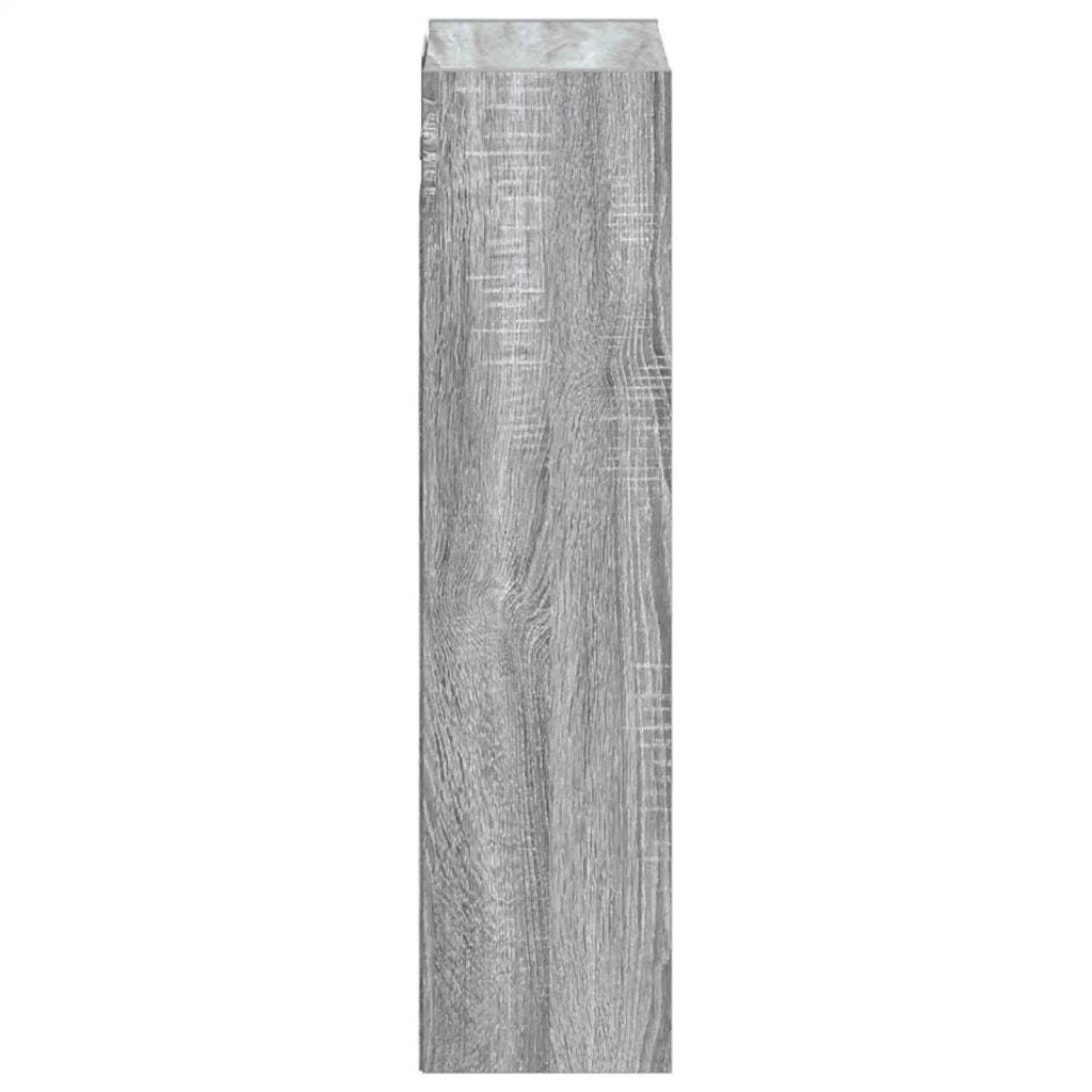 Mobile lavabo da parete Sonoma grigio 35 x 20 x 81 cm