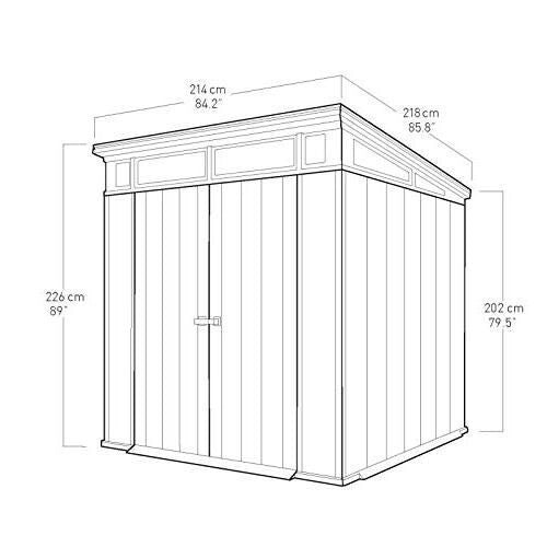 Keter 17203426 casetta da giardino Casetta in plastica