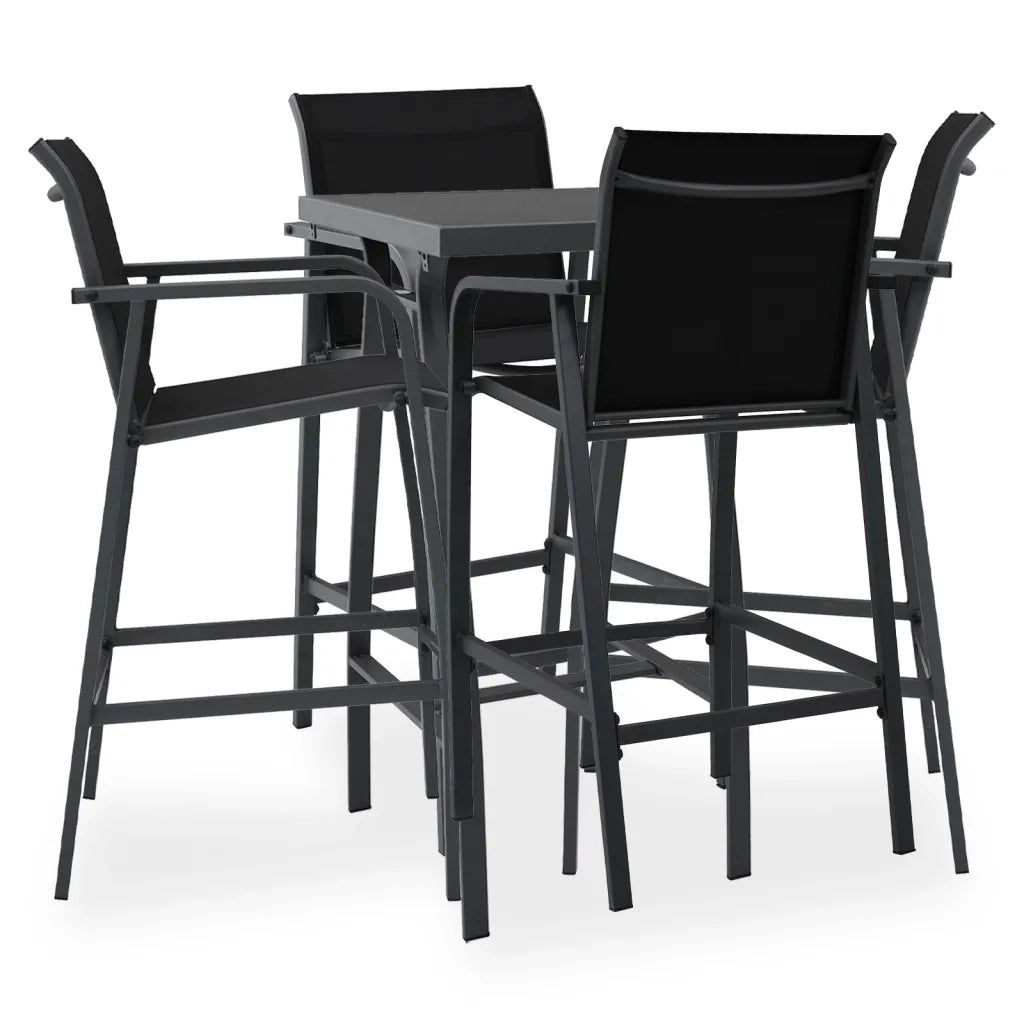 Set Bar da Giardino 5 pz Nero cod mxl 30677
