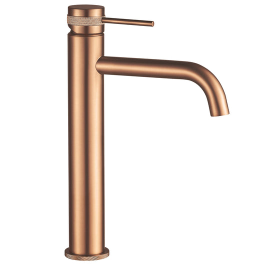 Rubinetto Da Lavabo Rea Lungo Grip Brush Copper High