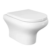 Vaso sospeso serie compact con smalto antibatterico