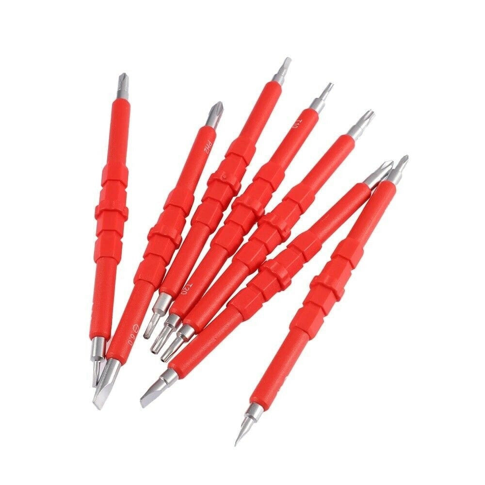 Trade Shop - Kit 26 Pz Cacciaviti Giraviti Per Elettricista Modulari Con Cercafase A.3017 -