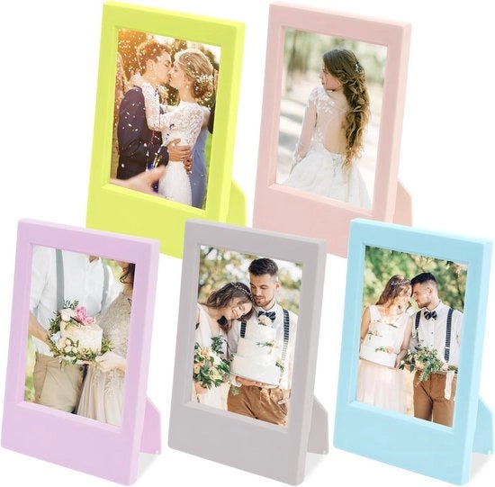 Set di Cornici Fotografiche Plus 91 x 61 cm - 5 pezzi - Pellicole Instant e Mini Polaroid - Cornici Decorative per Foto