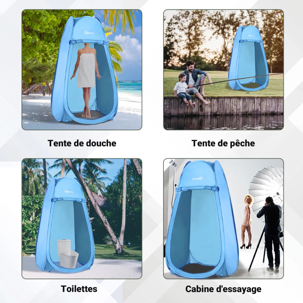 Tenda Doccia Portatile Pieghevole ¨C zephmum ¨C Blu