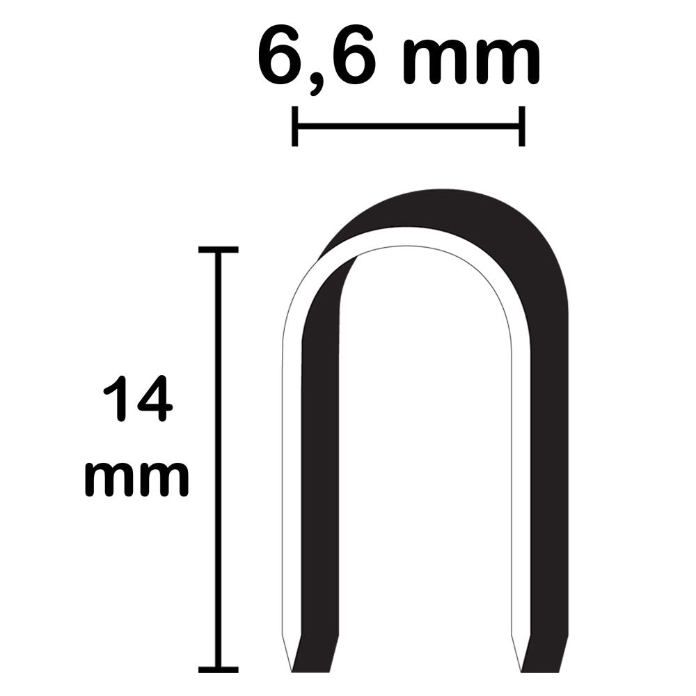PUNTI PER FISSACAVI M. 88/14 cf. 1000 pz  - ROMEO MAESTRI