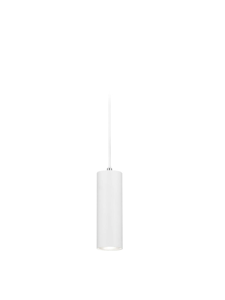 Lampada a Sospensione da Interno   in Metallo Bianco Opaco