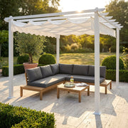 Gazebo da Giardino 3x3 in alluminio poliestere - DRAKE