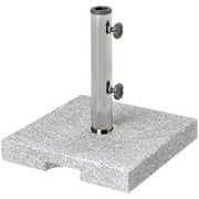 Base per ombrellone in granito ¨C zephmum ¨C 21kg quadrata per diametri 32/38/48mm