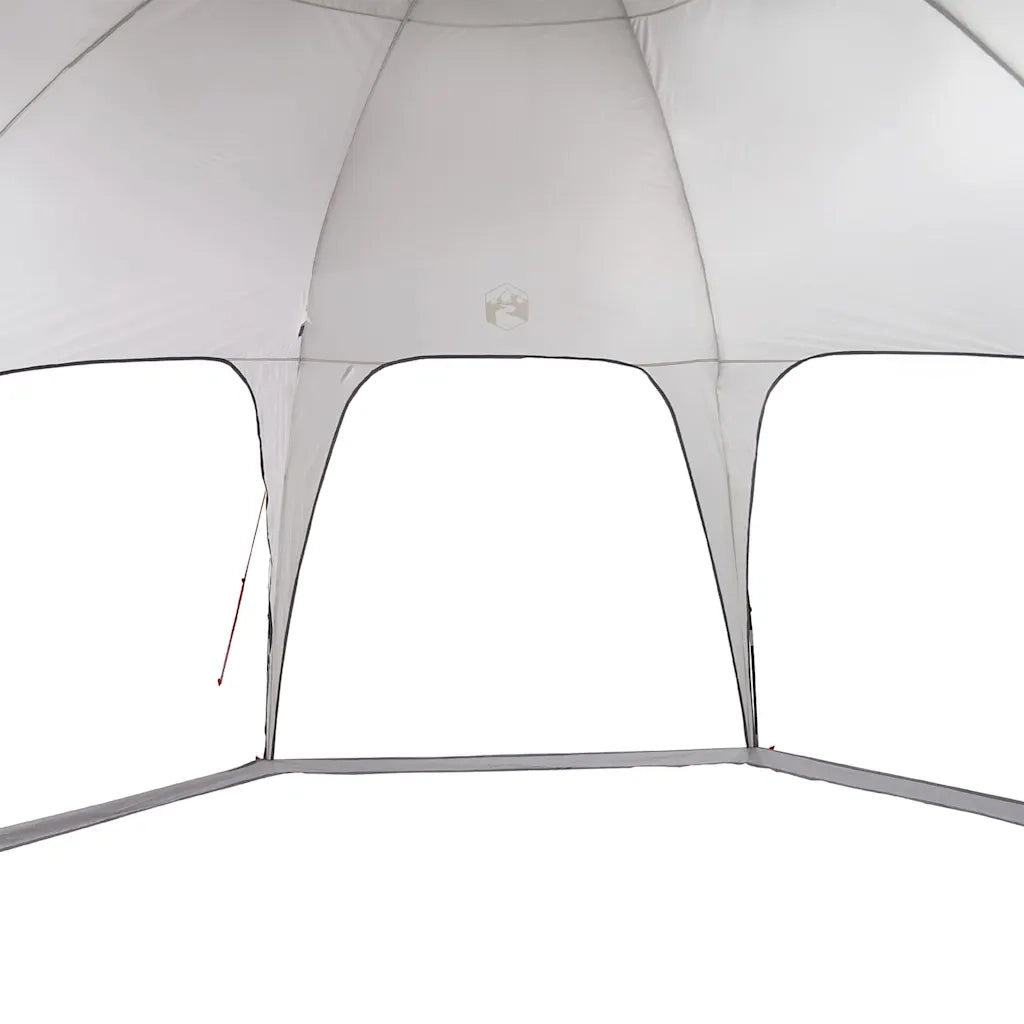 Tenda per Feste-Tenda da campeggio Grigia Impermeabile 261636