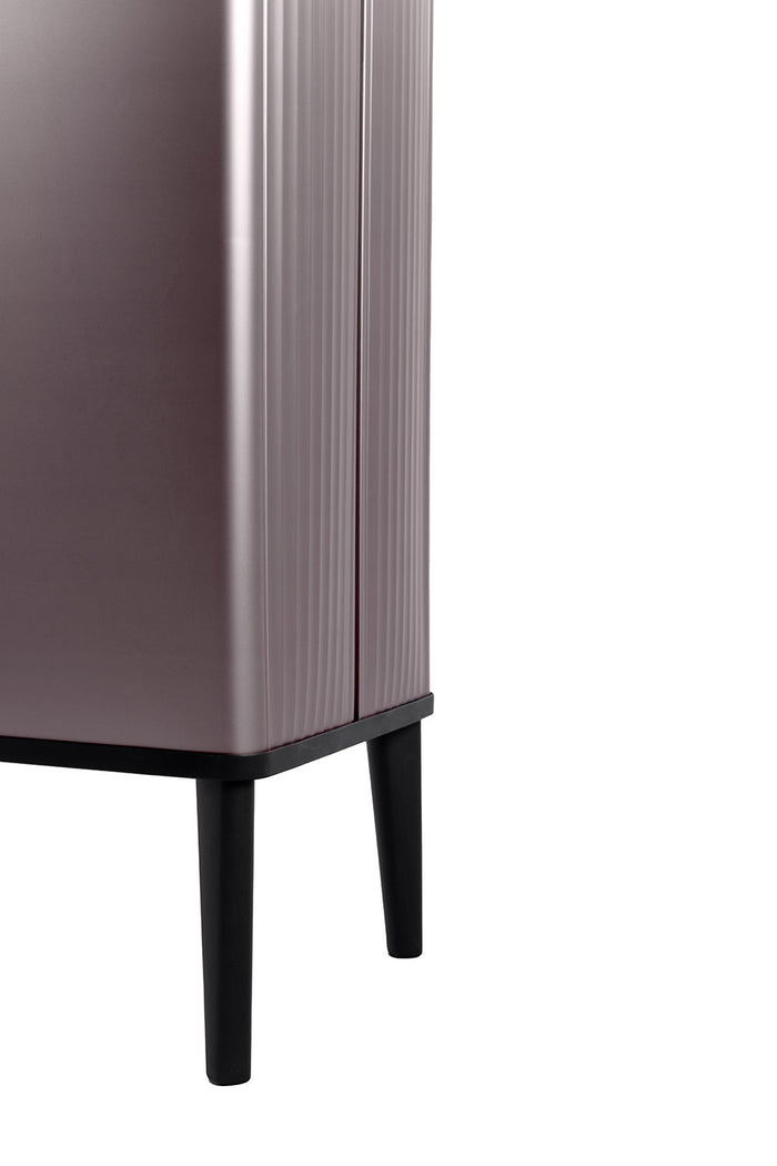 Pattumiera Alta 54L Keter Verto High 43,5x26,5x68,7 cm in Plastica Rosa Perla