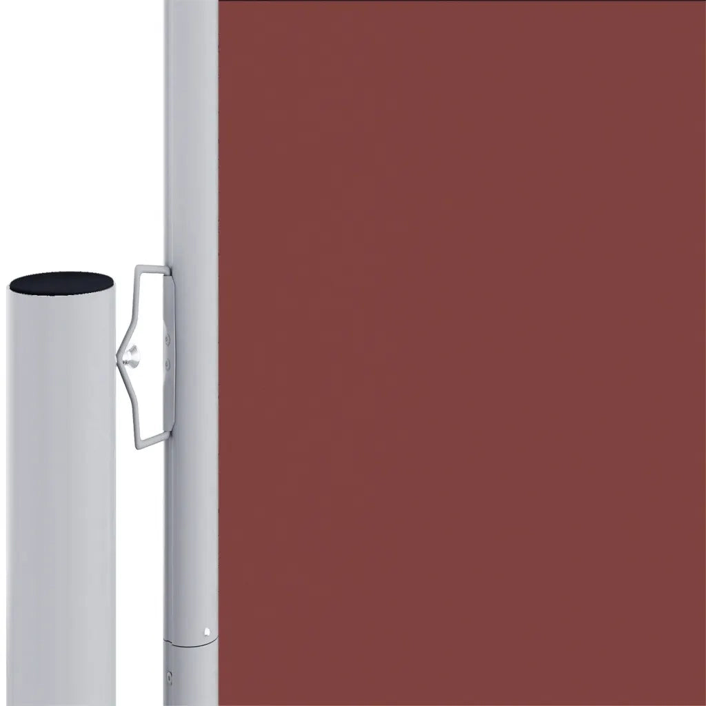 Tenda da Sole Laterale Retrattile Marrone 220x1200 cm 318087
