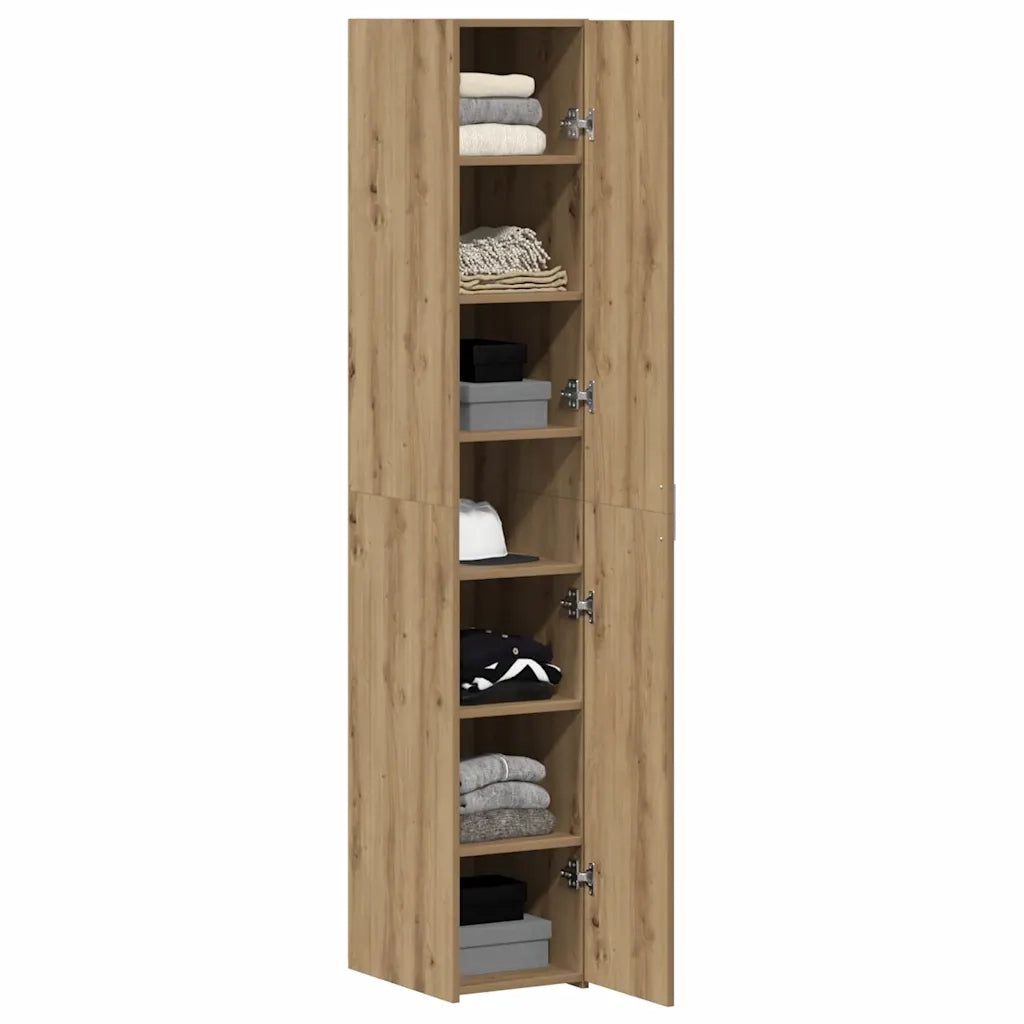 Credenza 2 pcs Rovere artigianale 30 x 42,5 x 185 cm 3365577