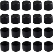 20 Stck Copertura Protettiva RCA Porta Plug Audio Lotus Blocco Testa Plug Antistatica Copertura Capo Nero