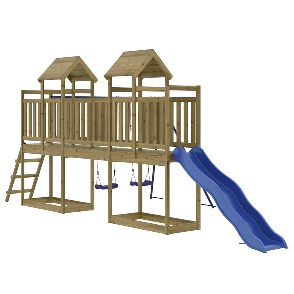 Set da Gioco da Esterno in Legno di Pino Impregnatocod mxl 102649