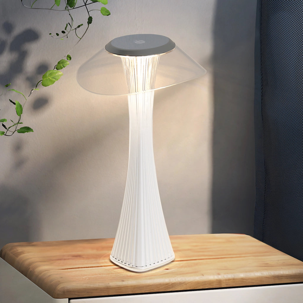 ZMH Lampada da tavolo LED touch dimmerabile 3000-6500K bianca per camera letto soggiorno